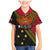 Papua new Guinea Goroka Show Family Matching Mermaid Dress and Hawaiian Shirt Bird-of-paradise and Melanesian Tattoo Pattern