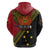 Papua new Guinea Goroka Show Hoodie Bird-of-paradise and Melanesian Tattoo Pattern