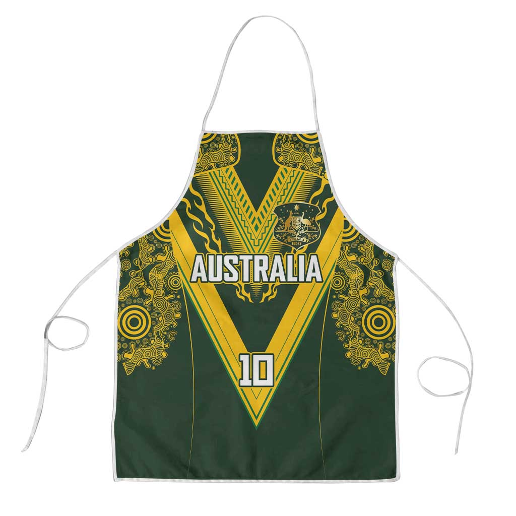 Australia Rugby Custom Apron Aboriginal Art Sporty Style - Polynesian Pride