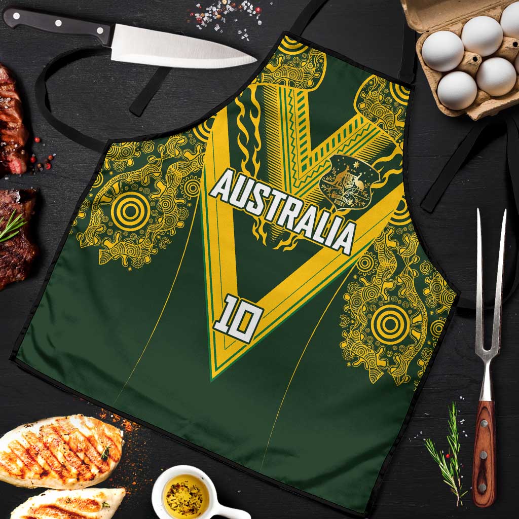 Australia Rugby Custom Apron Aboriginal Art Sporty Style - Polynesian Pride