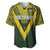 Australia Rugby Custom Baseball Jersey Aboriginal Art Sporty Style - Polynesian Pride