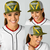 Australia Rugby Baseball Net Cap Aboriginal Art Sporty Style - Polynesian Pride