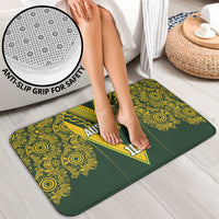 Australia Rugby Custom Bathroom Set Aboriginal Art Sporty Style - Polynesian Pride