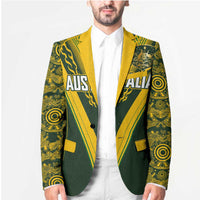 Australia Rugby Custom Blazer Aboriginal Art Sporty Style - Polynesian Pride