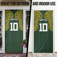 Australia Rugby Custom Door Cover Aboriginal Art Sporty Style - Polynesian Pride