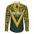 Australia Rugby Custom Family Matching Puletasi and Hawaiian Shirt Aboriginal Art Sporty Style - Polynesian Pride