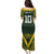 Australia Rugby Custom Family Matching Puletasi and Hawaiian Shirt Aboriginal Art Sporty Style - Polynesian Pride