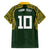 Australia Rugby Custom Family Matching Tank Maxi Dress and Hawaiian Shirt Aboriginal Art Sporty Style - Polynesian Pride