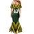 Australia Rugby Custom Mermaid Dress Aboriginal Art Sporty Style - Polynesian Pride