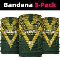 Australia Rugby Custom Neck Gaiter Aboriginal Art Sporty Style - Polynesian Pride