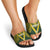 Australia Rugby Custom Slide Sandals Aboriginal Art Sporty Style - Polynesian Pride