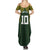 Australia Rugby Custom Summer Maxi Dress Aboriginal Art Sporty Style - Polynesian Pride