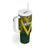 Australia Rugby Custom Tumbler With Handle Aboriginal Art Sporty Style - Polynesian Pride