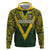 Australia Rugby Custom Zip Hoodie Aboriginal Art Sporty Style - Polynesian Pride