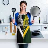 Aotearoa Australia Rugby Apron Maori and Aboriginal Art Sporty Style - Polynesian Pride