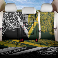 Aotearoa Australia Rugby Back Car Seat Cover Maori and Aboriginal Art Sporty Style - Polynesian Pride