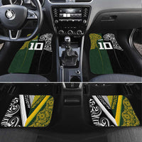 Aotearoa Australia Rugby Car Mats Maori and Aboriginal Art Sporty Style - Polynesian Pride