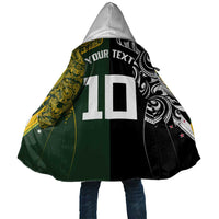 Aotearoa Australia Rugby Custom Cloak Maori and Aboriginal Art Sporty Style - Polynesian Pride