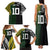 Aotearoa Australia Rugby Custom Family Matching Tank Maxi Dress and Hawaiian Shirt Maori and Aboriginal Art Sporty Style - Polynesian Pride