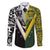 Aotearoa Australia Rugby Custom Family Matching Tank Maxi Dress and Hawaiian Shirt Maori and Aboriginal Art Sporty Style - Polynesian Pride