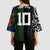 Aotearoa Australia Rugby Custom Kimono Sleeve Blouse Maori and Aboriginal Art Sporty Style - Polynesian Pride