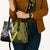 Aotearoa Australia Rugby Leather Bag Maori and Aboriginal Art Sporty Style - Polynesian Pride