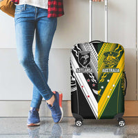 Aotearoa Australia Rugby Luggage Cover Maori and Aboriginal Art Sporty Style - Polynesian Pride