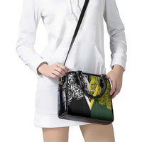 Aotearoa Australia Rugby Shoulder Handbag Maori and Aboriginal Art Sporty Style - Polynesian Pride