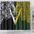 Aotearoa Australia Rugby Shower Curtain Maori and Aboriginal Art Sporty Style - Polynesian Pride