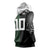 Aotearoa Australia Rugby Custom Sleeveless Hoodie Maori and Aboriginal Art Sporty Style - Polynesian Pride
