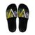 Aotearoa Australia Rugby Slide Sandals Maori and Aboriginal Art Sporty Style - Polynesian Pride
