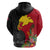 Papua New Guinea Hoodie Birds Of Paradise Mix Tropical Flower Polynesian Pattern LT03 - Polynesian Pride