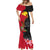 Custom Papua New Guinea Mermaid Dress Birds Of Paradise Mix Tropical Flower Polynesian Pattern LT03 - Polynesian Pride