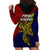 Papua New Guinea Central Province Hoodie Dress PNG Birds Of Paradise Polynesian Arty Style LT03 - Polynesian Pride