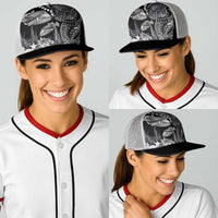 Hawaiian Reef Triggerfish Baseball Net Cap Polynesian Art with Tribal Humuhumunukunukuapua'a LT03 - Polynesian Pride