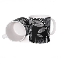 Hawaiian Reef Triggerfish Ceramic Mug Polynesian Art with Tribal Humuhumunukunukuapua'a LT03 - Polynesian Pride