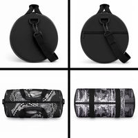 Hawaiian Reef Triggerfish Duffle Bag Polynesian Art with Tribal Humuhumunukunukuapua'a