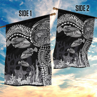 Hawaiian Reef Triggerfish Garden Flag Polynesian Art with Tribal Humuhumunukunukuapua'a LT03 - Polynesian Pride
