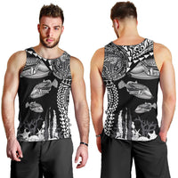 Hawaiian Reef Triggerfish Men Tank Top Polynesian Art with Tribal Humuhumunukunukuapua'a LT03 - Polynesian Pride