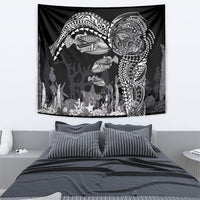 Hawaiian Reef Triggerfish Tapestry Polynesian Art with Tribal Humuhumunukunukuapua'a LT03 - Polynesian Pride