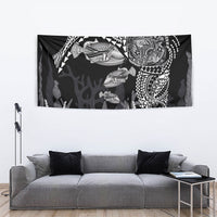Hawaiian Reef Triggerfish Tapestry Polynesian Art with Tribal Humuhumunukunukuapua'a LT03 - Polynesian Pride