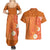International Day for the Elimination of Violence Against Women Couples Matching Summer Maxi Dress and Hawaiian Shirt Polynesian Pattern