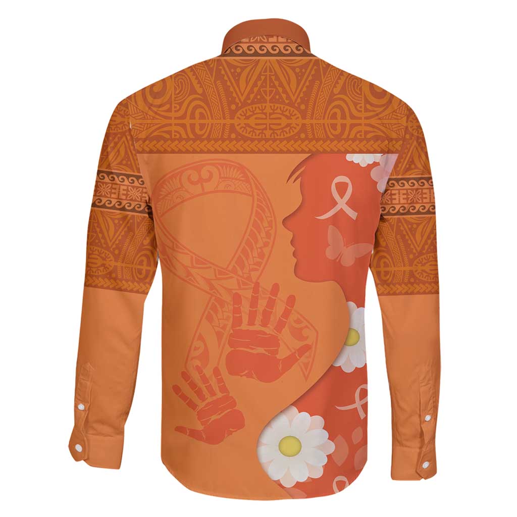 International Day for the Elimination of Violence Against Women Family Matching Long Sleeve Bodycon Dress and Hawaiian Shirt Polynesian Pattern LT03 - Polynesian Pride
