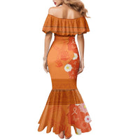 International Day for the Elimination of Violence Against Women Family Matching Mermaid Dress and Hawaiian Shirt Polynesian Pattern LT03 - Polynesian Pride