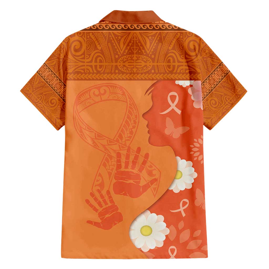 International Day for the Elimination of Violence Against Women Family Matching Summer Maxi Dress and Hawaiian Shirt Polynesian Pattern