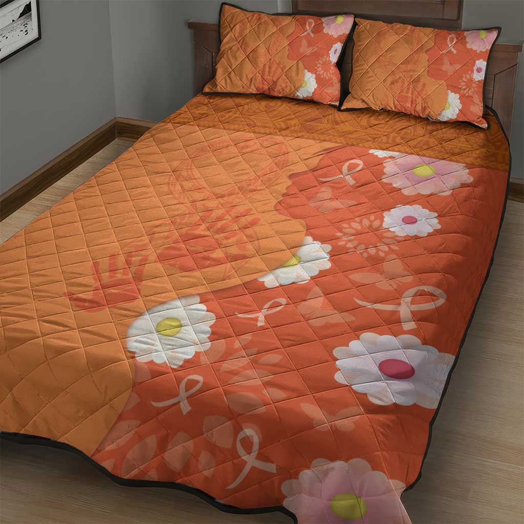 International Day for the Elimination of Violence Against Women Quilt Bed Set Polynesian Pattern LT03 - Polynesian Pride