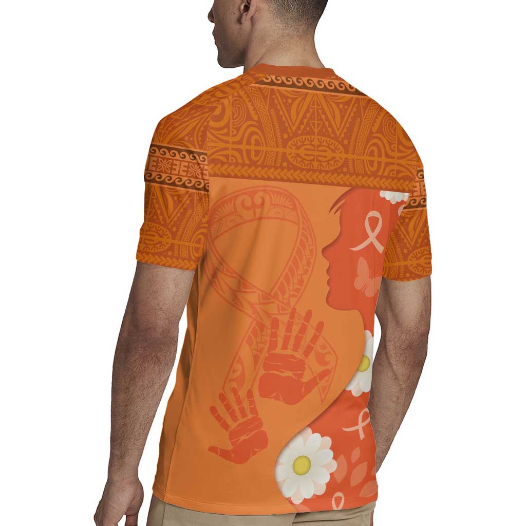 International Day for the Elimination of Violence Against Women Rugby Jersey Polynesian Pattern