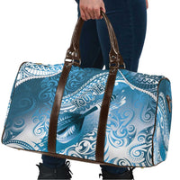 Personalised New Zealand Aotearoa Darts Masters Travel Bag Maori Art Tattoo with Tribal Dart Symbol Blue - Polynesian Pride