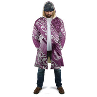 Personalised New Zealand Aotearoa Darts Masters Cloak Maori Art Tattoo with Tribal Dart Symbol Pink - Polynesian Pride