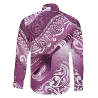 Personalised New Zealand Aotearoa Darts Masters Family Matching Puletasi and Hawaiian Shirt Maori Art Tattoo with Tribal Dart Symbol Pink - Polynesian Pride